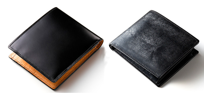 コードバン財布＆ブライドルレザー財布